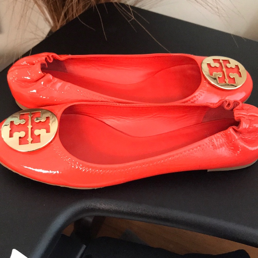 Tory Burch Reva Ballet Flats Coral